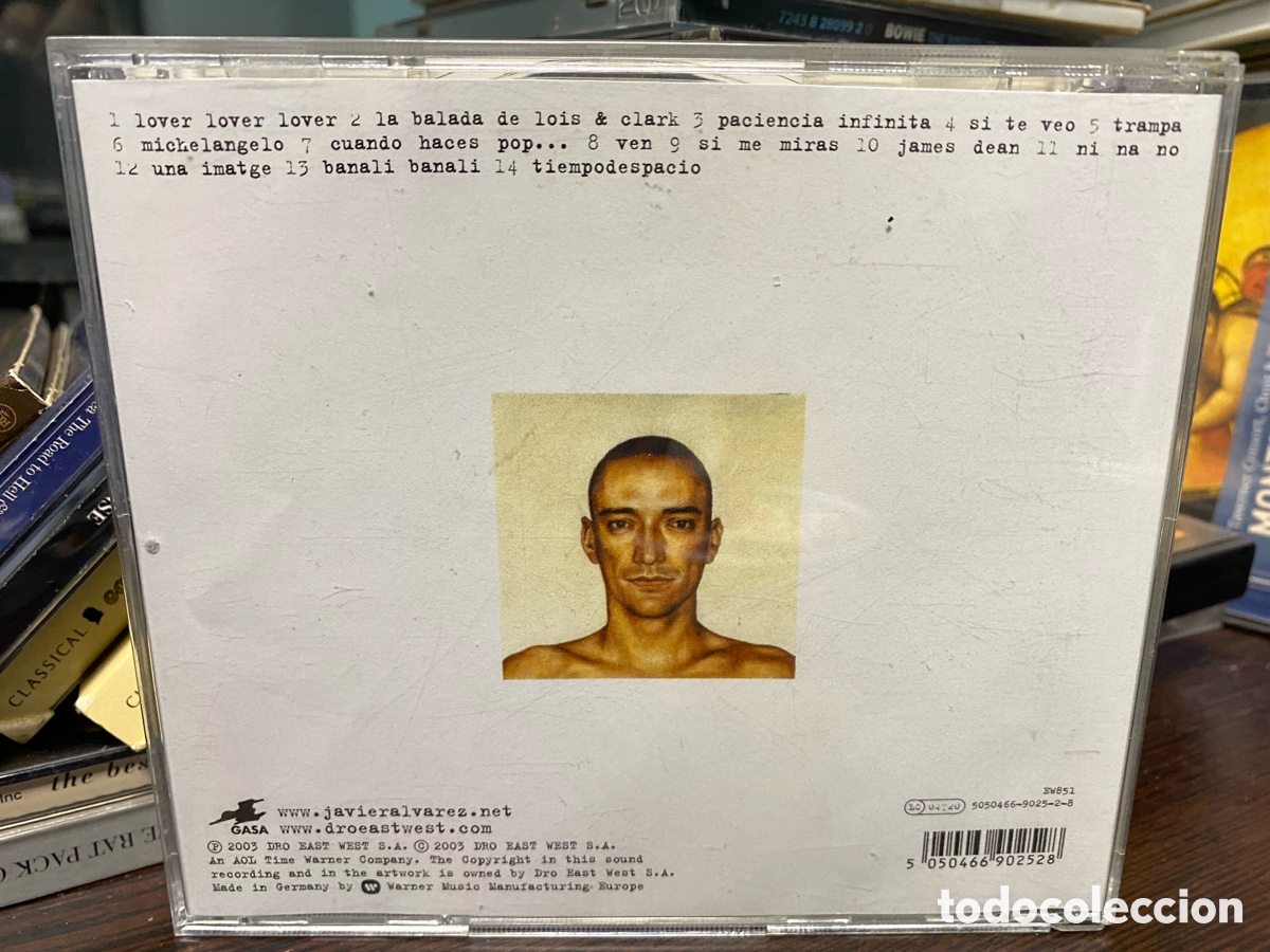 CDs de m&uacute;sica: Javier &Aacute;lvarez - Tiempodespacio (CD, Album) - Foto 2