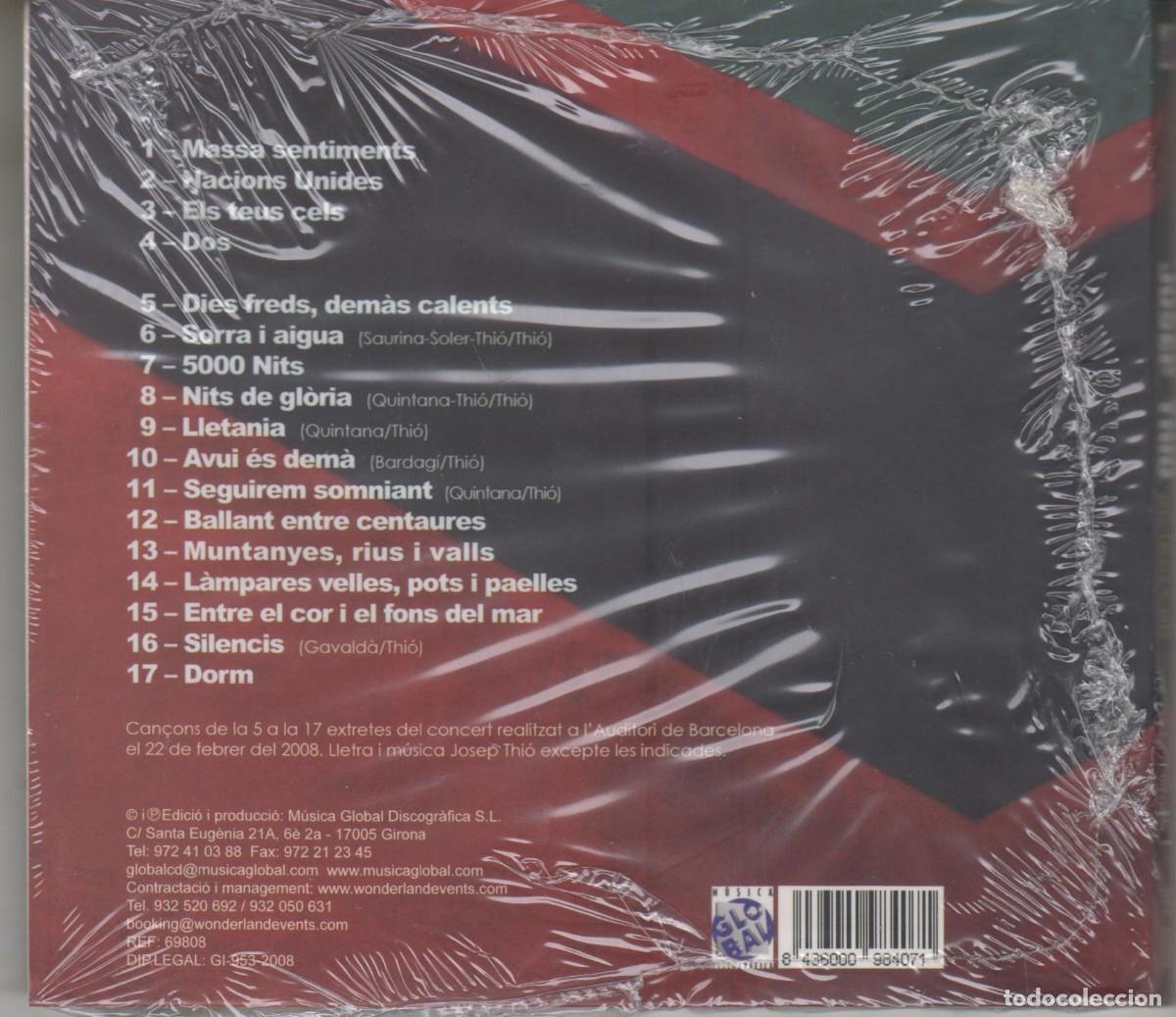 CDs de m&uacute;sica: Josep Thi&oacute; cd Els Teus Cels 2008 (Precintado) Sopa de Cabra - Foto 2