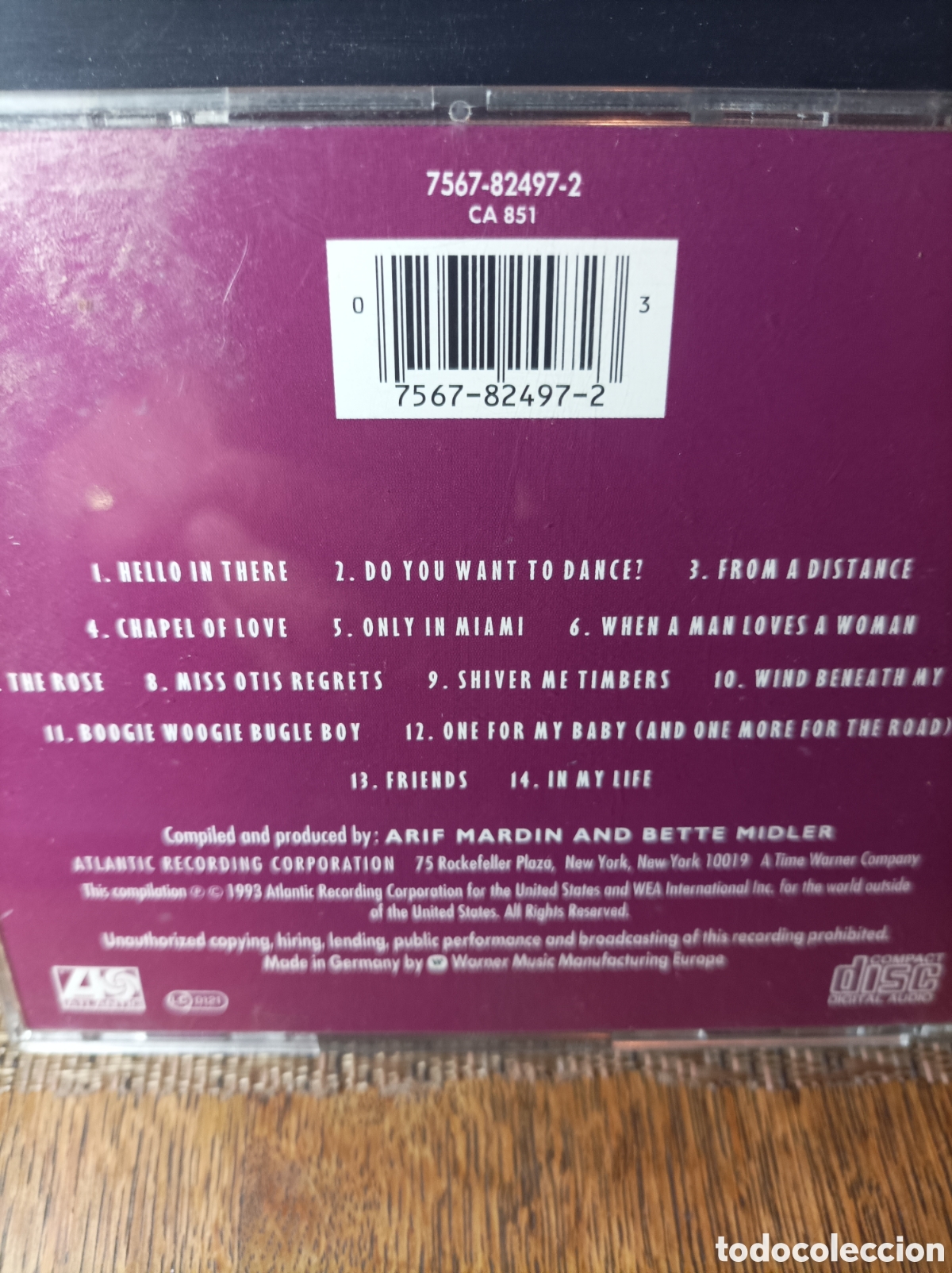 CDs de m&uacute;sica: Bette midler. Greatest hits. - Foto 2
