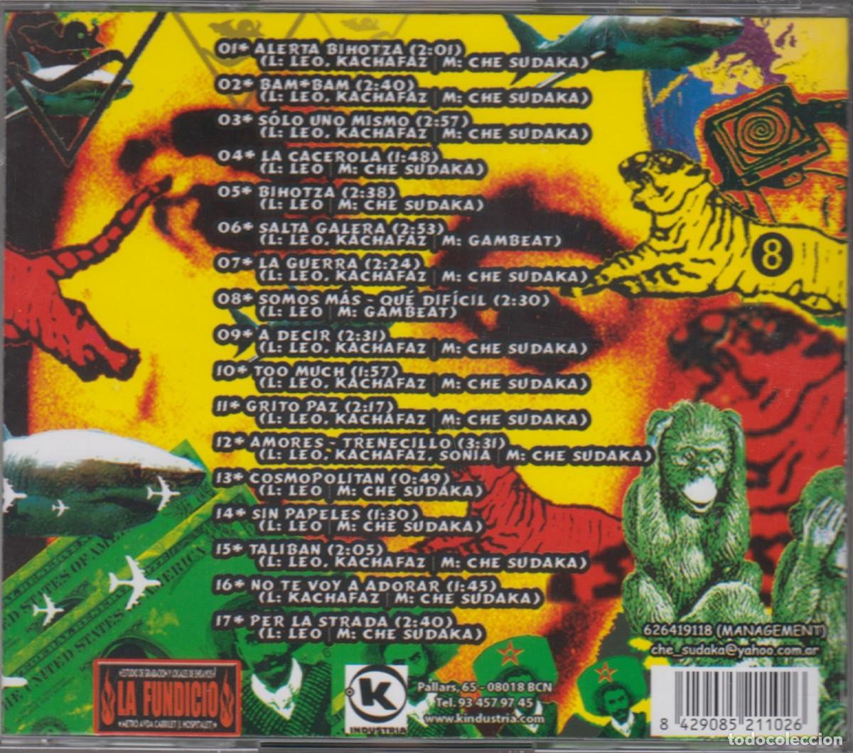 CDs de m&uacute;sica: Che Sudaka &lrm;cd Alerta Bihotza 2005 - Foto 2