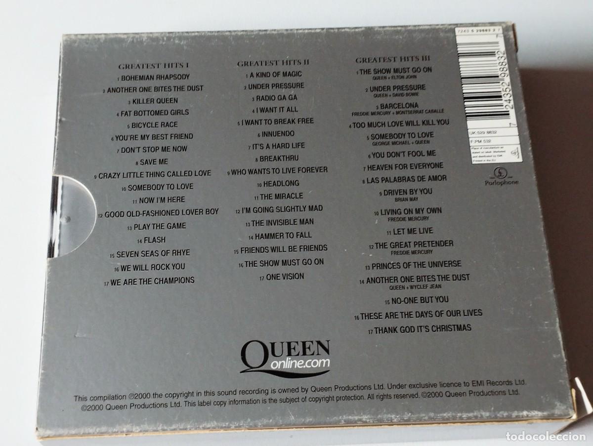 CDs de m&uacute;sica: 3 CD QUEEN GRANDES EXITOS - Foto 2