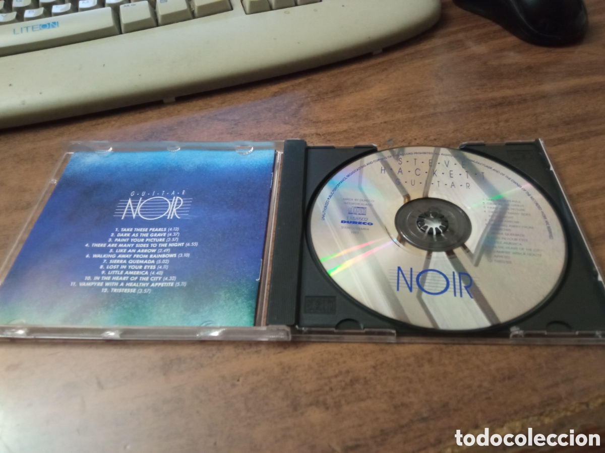 CDs de m&uacute;sica: STEVE HACKETT &lrm;&ndash; GUITAR NOIR (1993) - Foto 2