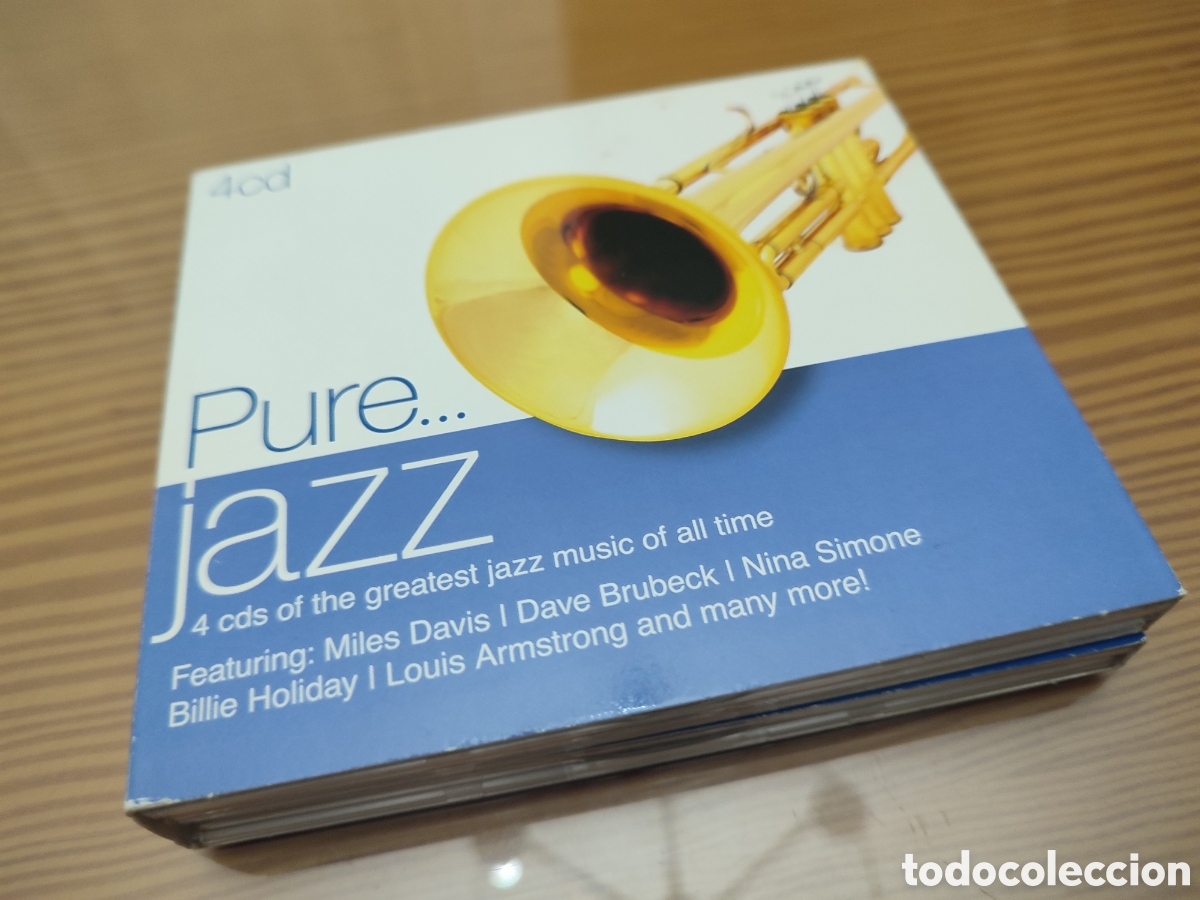 CD di Musica: Box con 4 cd,s de Pure Jazz ,las mejores canciones de Jazz ,muy buen estado