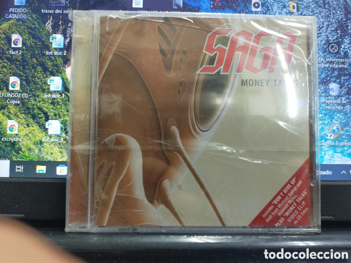 CDs de m&uacute;sica: Saga CD single money talks 2001 precintado - Foto 1