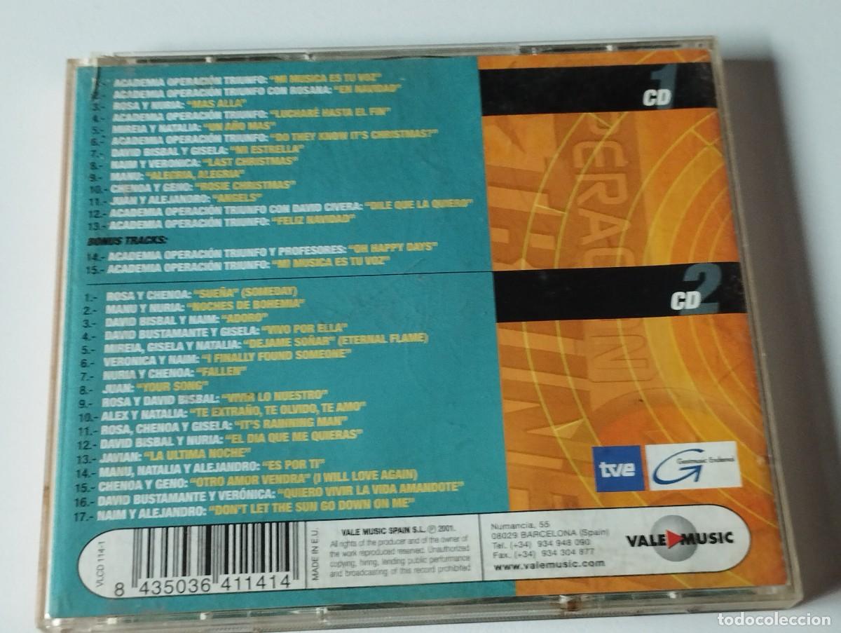 CDs de m&uacute;sica: 2 CD ALBUM OPERACION TRIUNFO - Foto 2