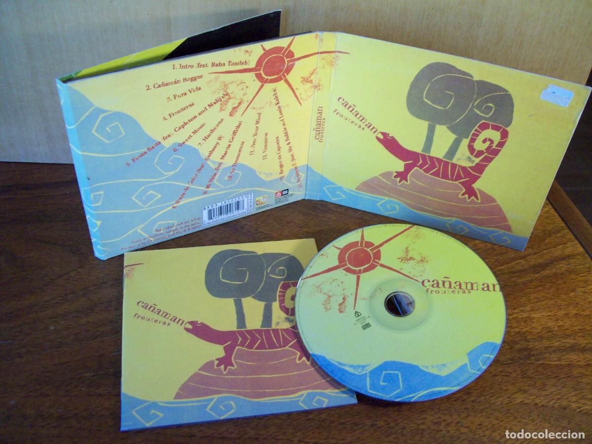 CDs de m&uacute;sica: CA&Ntilde;AMAN - FRONTERAS - CD DIGIPACK CON LIBRETO - Foto 1