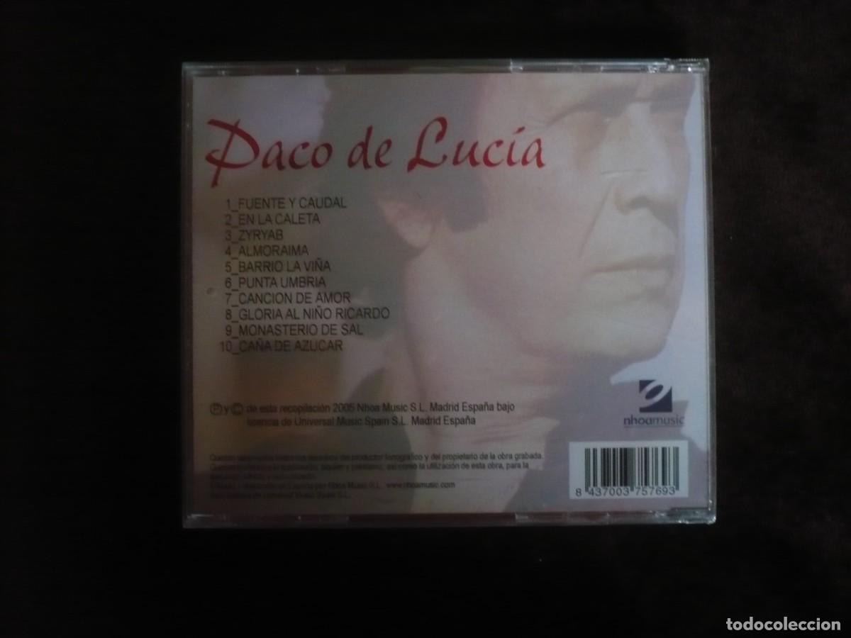CDs de m&uacute;sica: paco de lucia - exitos vol. 2 - cd nuevo precintado - Foto 2