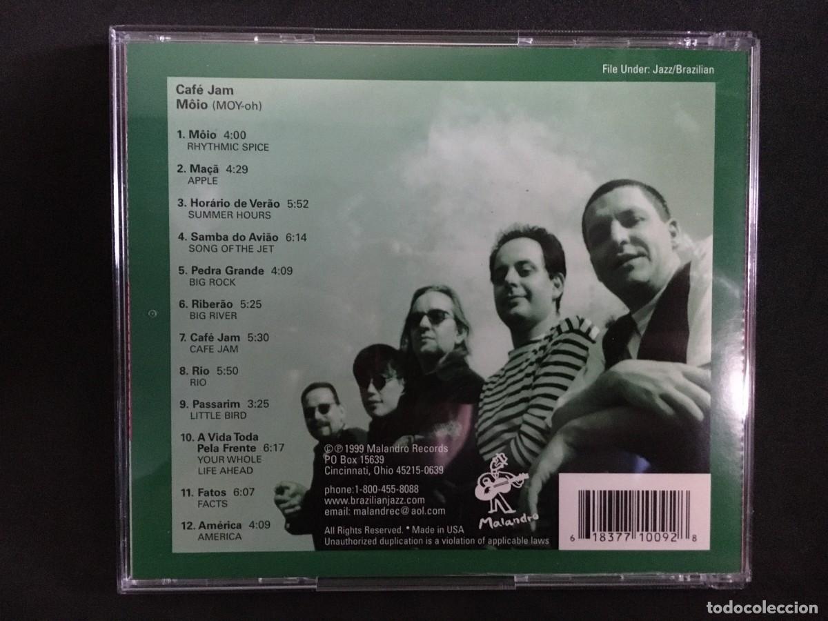 CDs de m&uacute;sica: Caf&eacute; Jam &ndash; Moio (Rhythmic Spice) Jazz Brasil - CD - Malandro Records - Foto 2