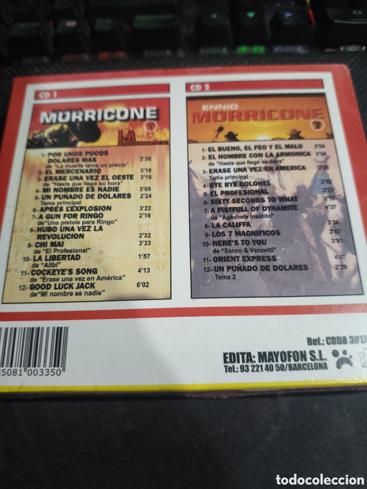 CDs de m&uacute;sica: Ennio morricone 2 CDs Nuevo a estrenar -26 - Foto 2