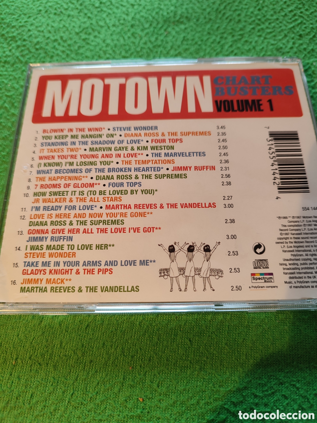 CDs de m&uacute;sica: Motown Chart Busters - Varios Volume 1 - Foto 3