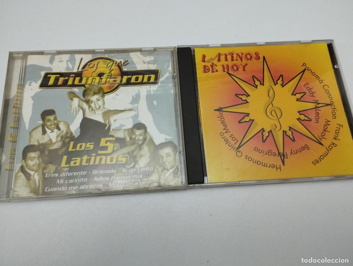 CDs de m&uacute;sica: 2 CD LOS 5 LATINOS - LOS LATINOS DE HOY - Foto 1