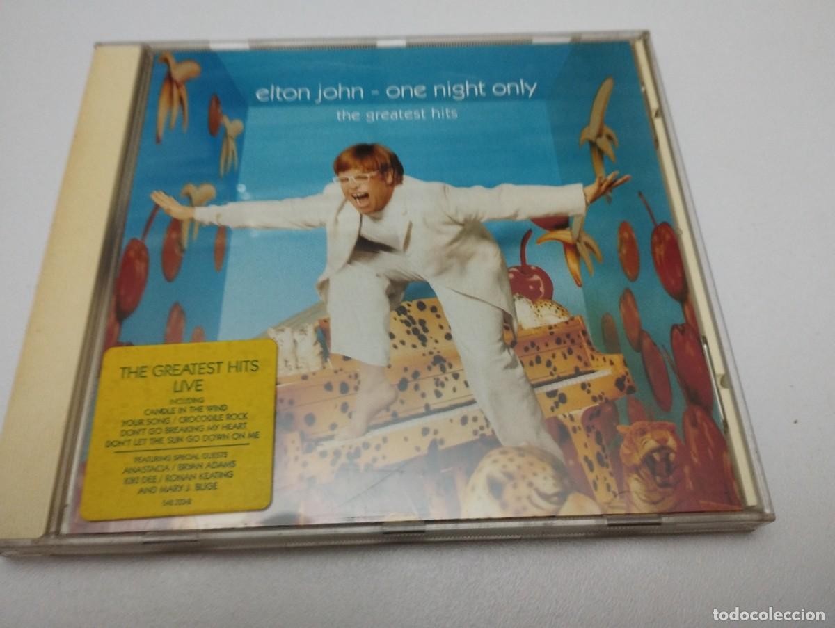CDs de m&uacute;sica: CD ELTON JOHN ONE NIGHI ONLY - Foto 1