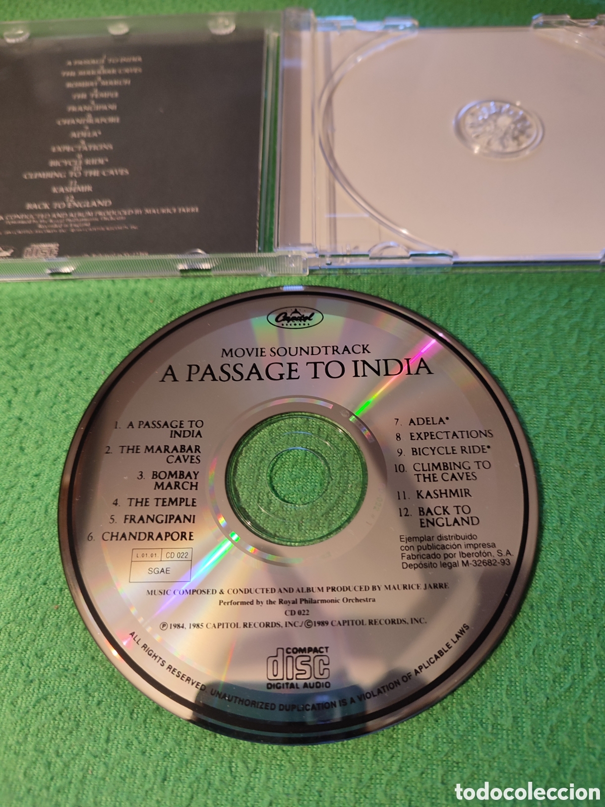 CDs de m&uacute;sica: Maurice Jarre - Pasaje a la India CD - Foto 2