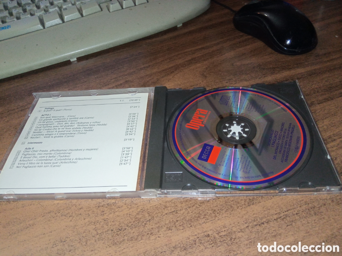 CDs de m&uacute;sica: LEONCAVALLO - I PAGLIACCI - Foto 2
