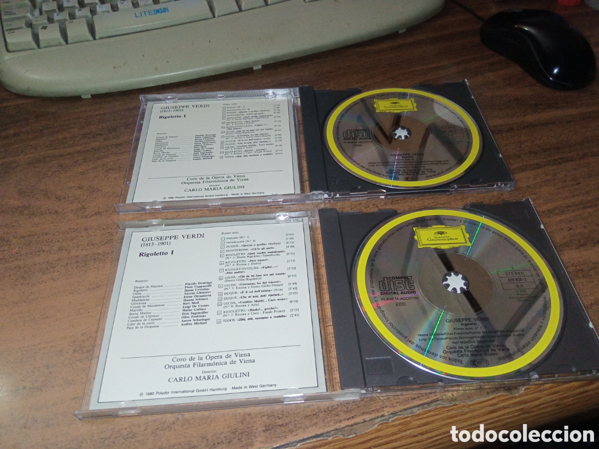 CDs de m&uacute;sica: VERDI - RIGOLETTO (2CD) - Foto 2
