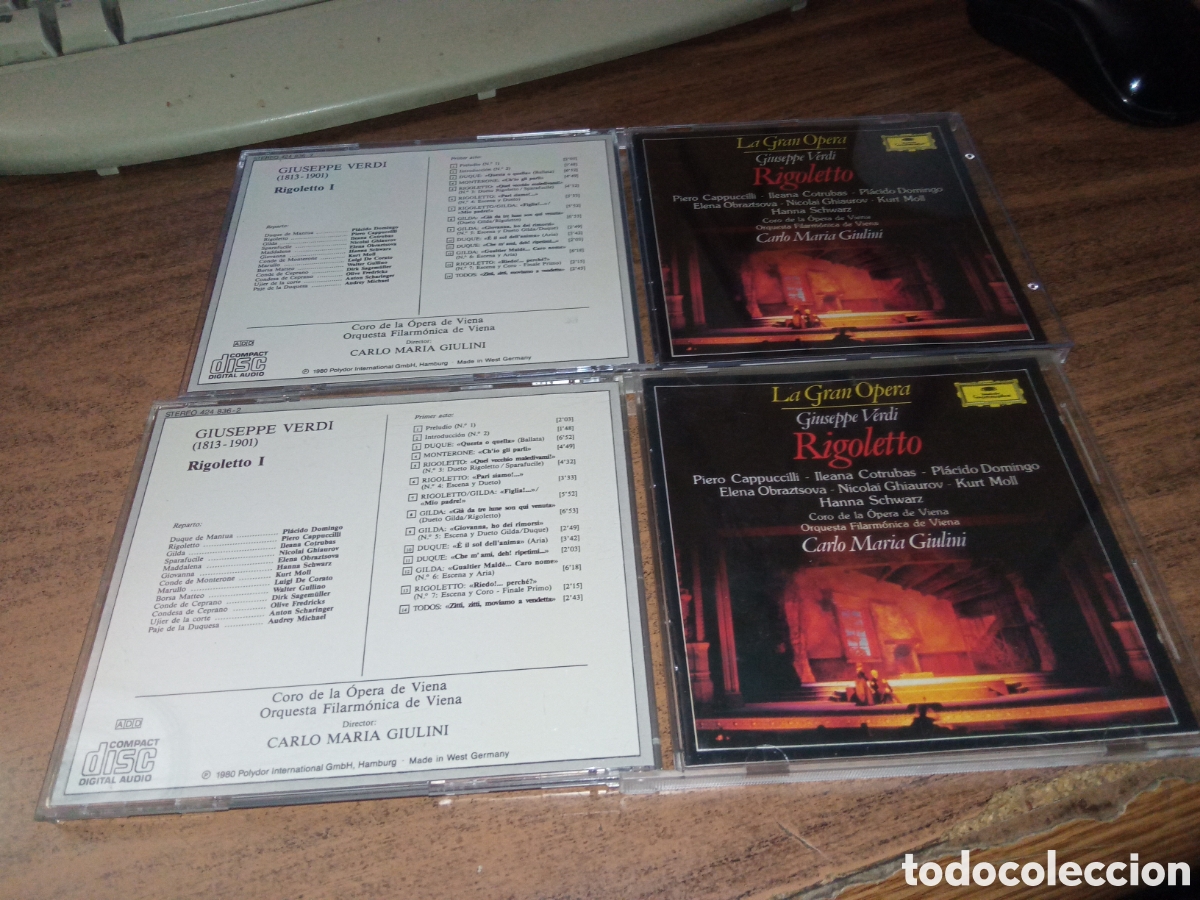 CDs de m&uacute;sica: VERDI - RIGOLETTO (2CD) - Foto 1