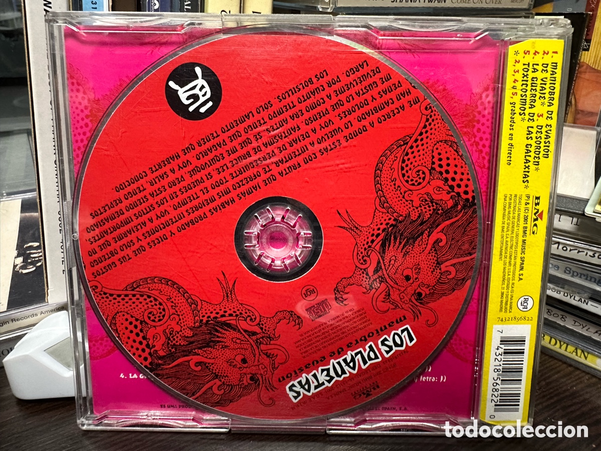 CDs de m&uacute;sica: Los Planetas - Maniobra De Evasi&oacute;n (CD, Single) - Foto 2