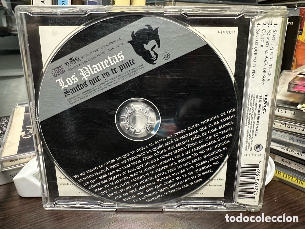 CDs de m&uacute;sica: Los Planetas - Santos Que Yo Te Pinte (CD, Single) - Foto 2