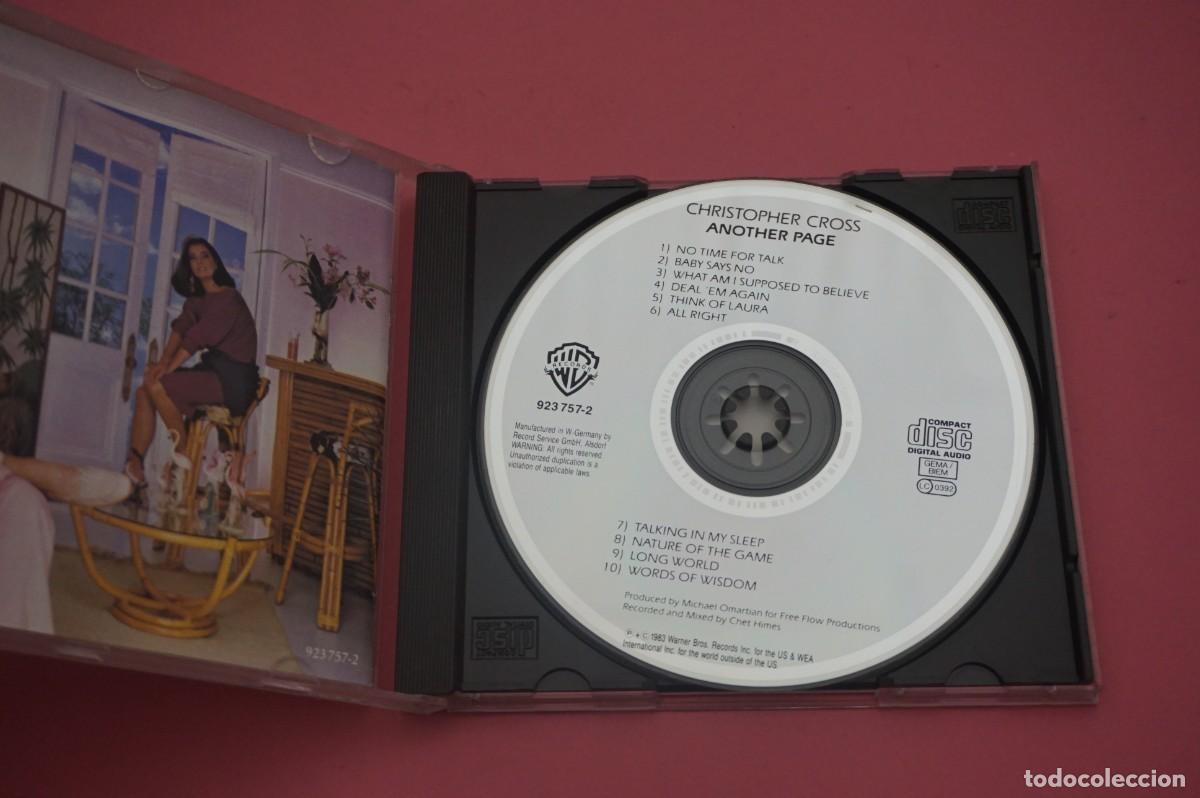 CDs de m&uacute;sica: CD - CHRISTOPHER CROSS - ANOTHER PAGE - DISCO COMO NUEVO - Foto 2