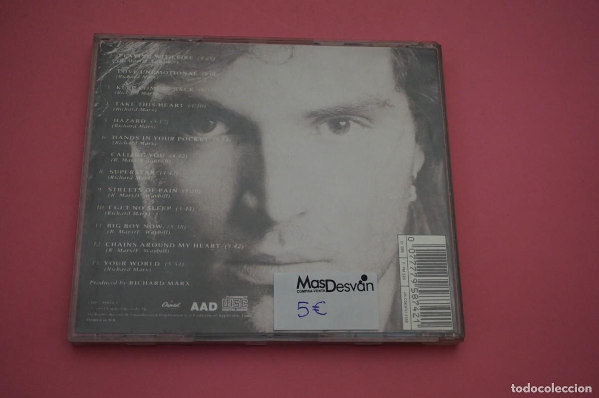 CDs de m&uacute;sica: CD - RICHARD MARX - RUSH STREET - Foto 3