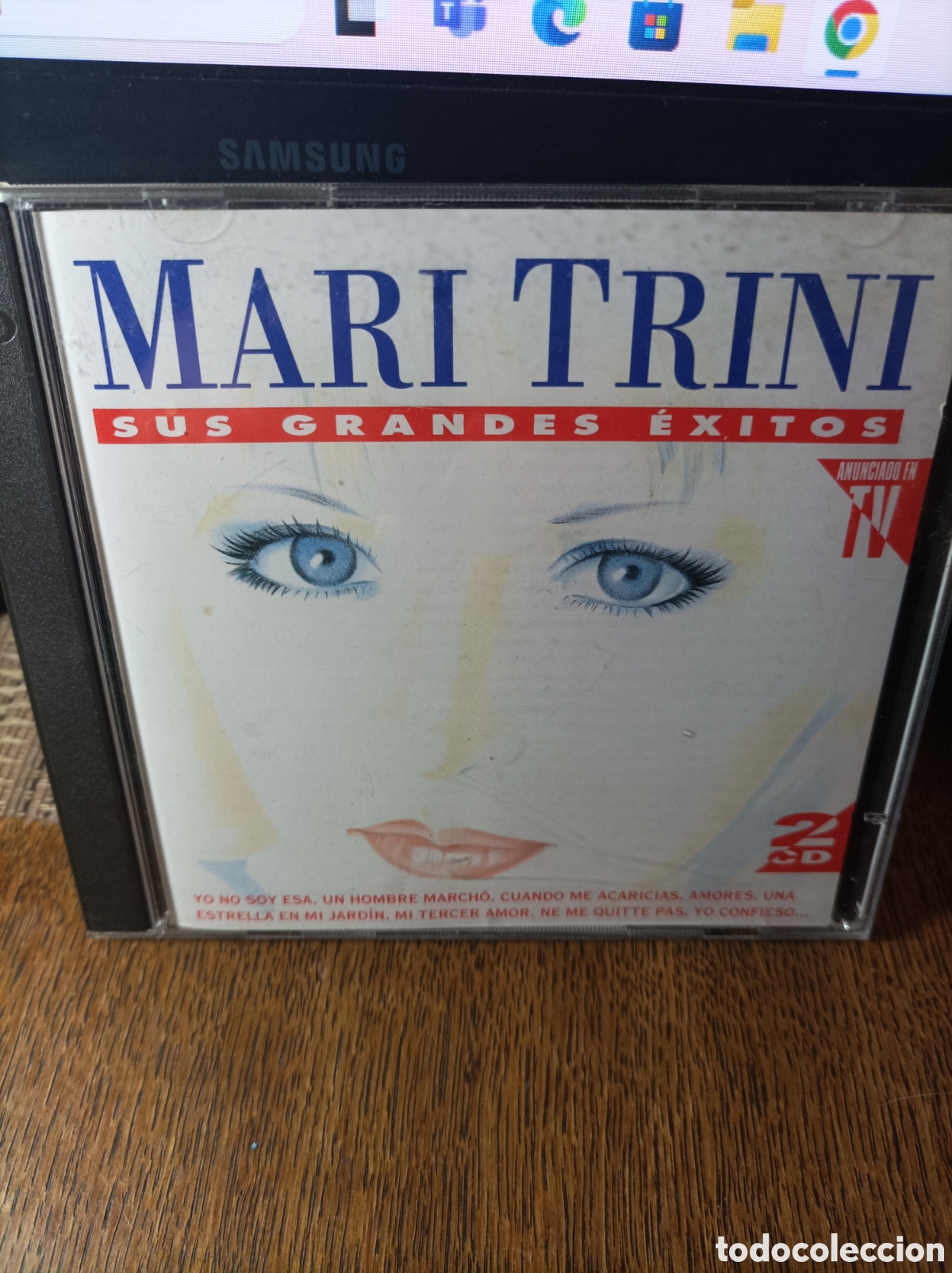 CDs de m&uacute;sica: Mari Trini. Sus grandes &eacute;xitos. 2 cds. - Foto 1
