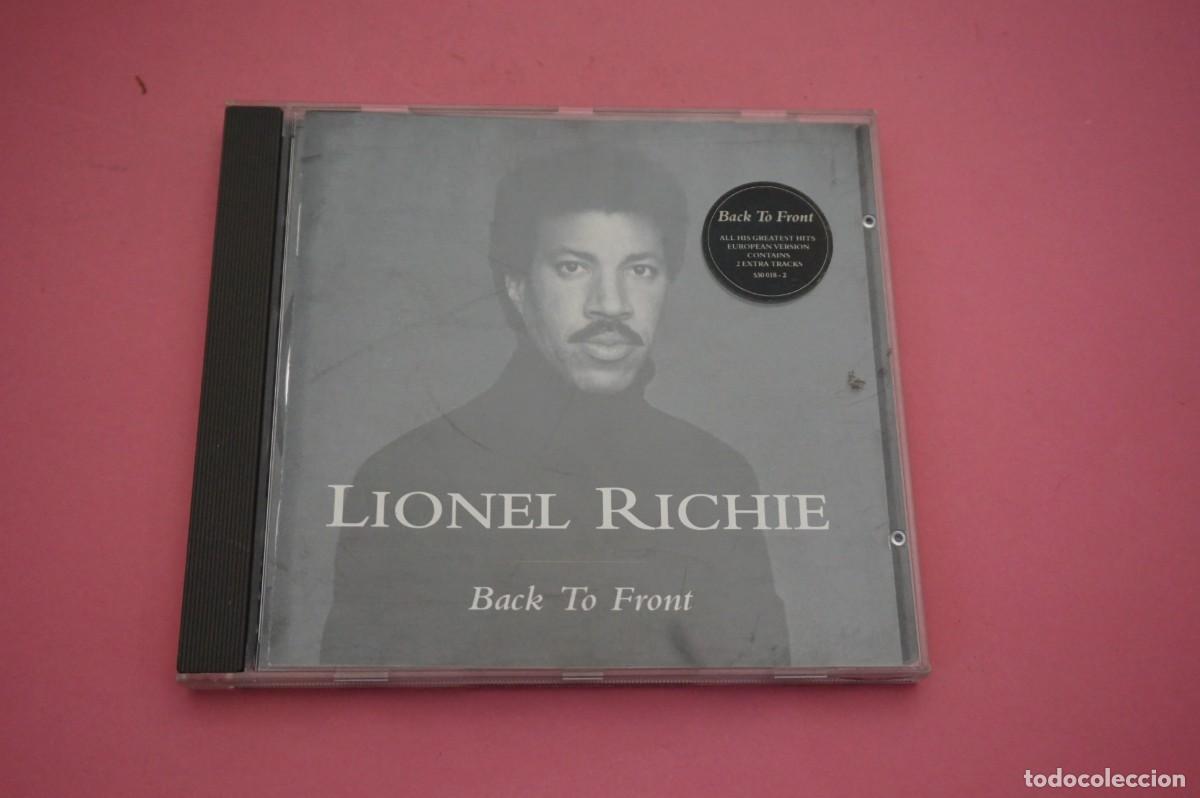 CDs de m&uacute;sica: CD - LIONEL RICHIE - BACK TO FRONT - Foto 1