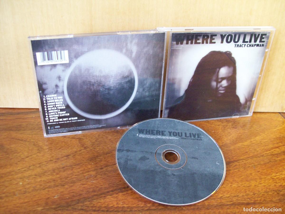 CDs de m&uacute;sica: TRACY CHAPMAN - WHERE YOU LIVE - CD MADE IN E.U. - Foto 1