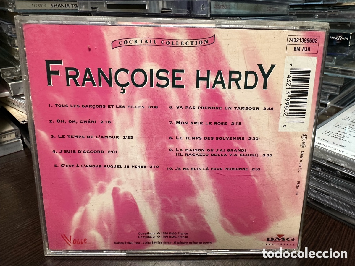 CDs de m&uacute;sica: Fran&ccedil;oise Hardy - Cocktail Collection (CD) - Foto 2
