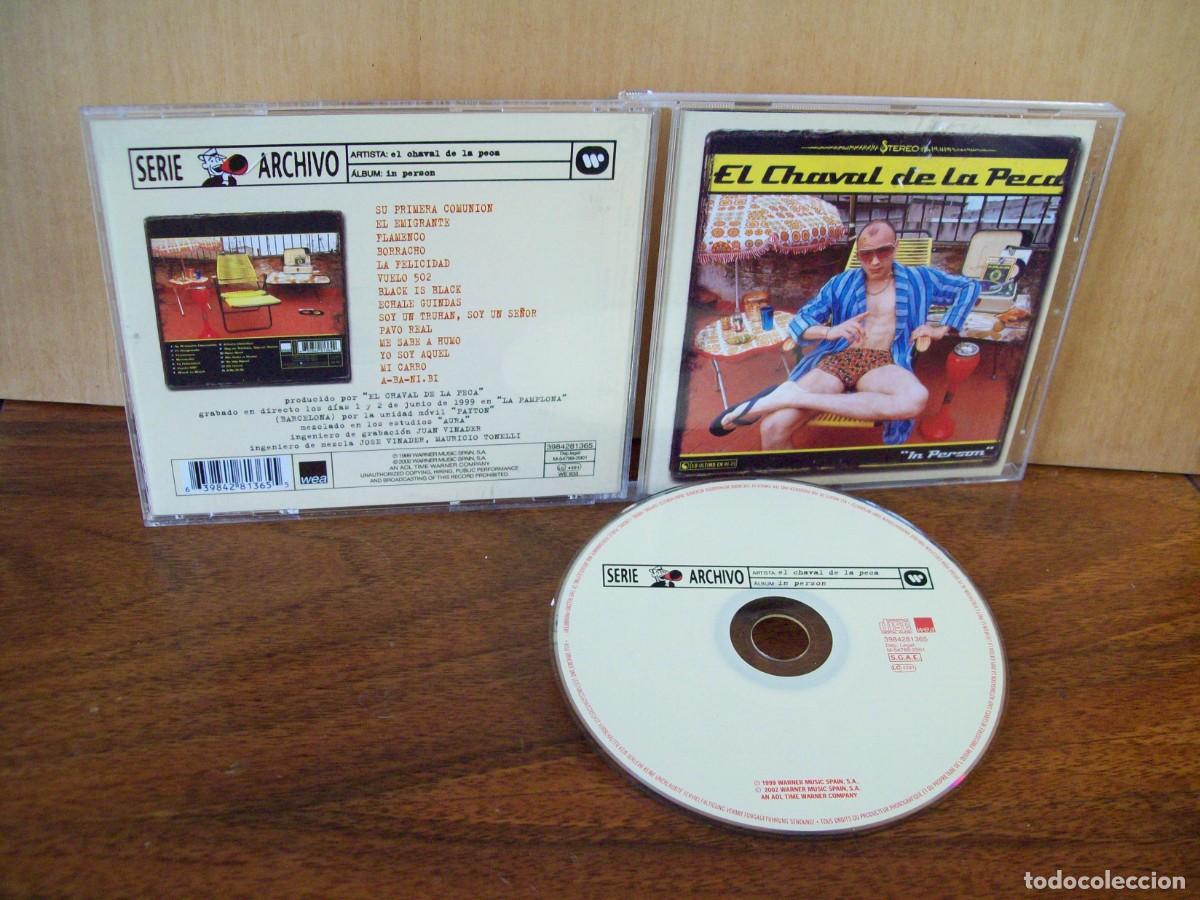 CDs de m&uacute;sica: EL CHAVAL DE LA PECA - IN PERSON - CD - Foto 1