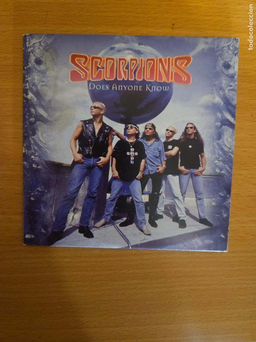 CDs de m&uacute;sica: SCORPIONS - Does Anyone Know (CD-Single 1996 ) - Foto 1