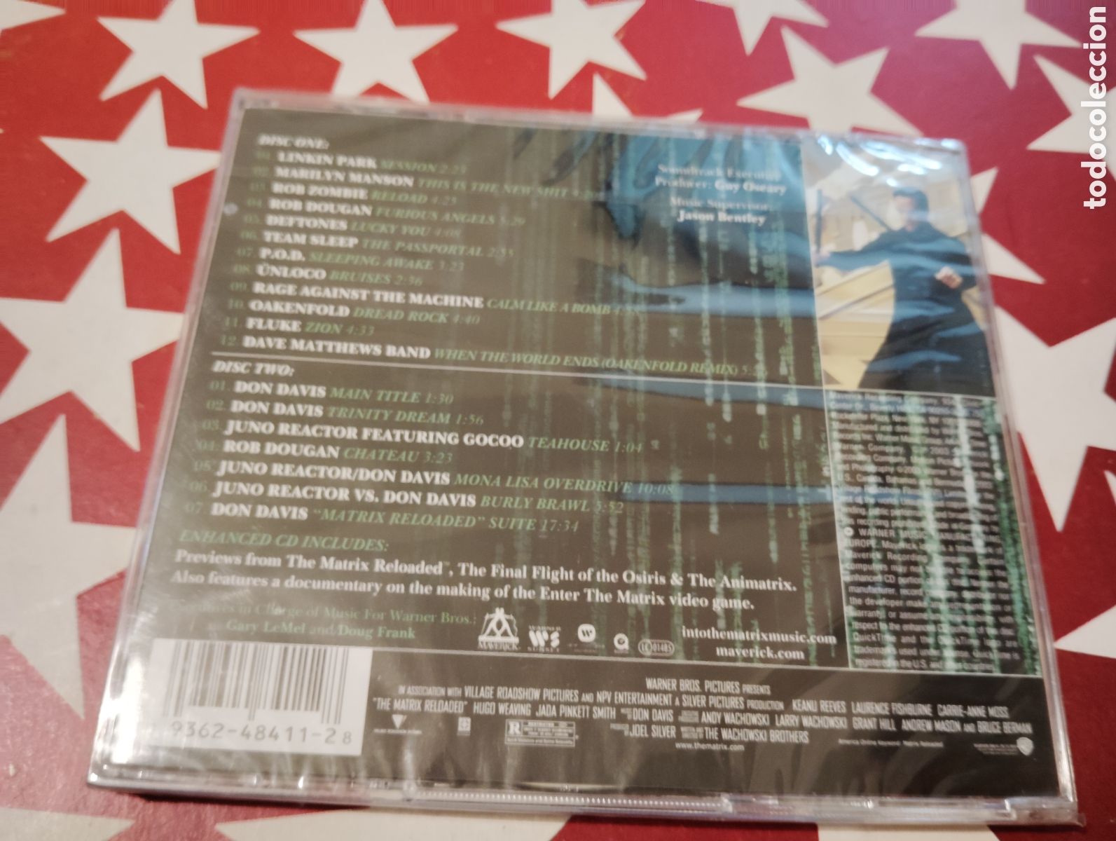CDs de m&uacute;sica: MATRIX - RELOADED , 2003 ( PRECINTADO ) - Foto 2