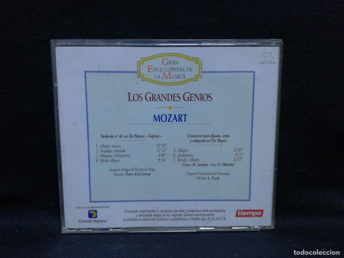CDs de m&uacute;sica: CD - LOS GRANDES GENIOS - MOZART - Foto 2