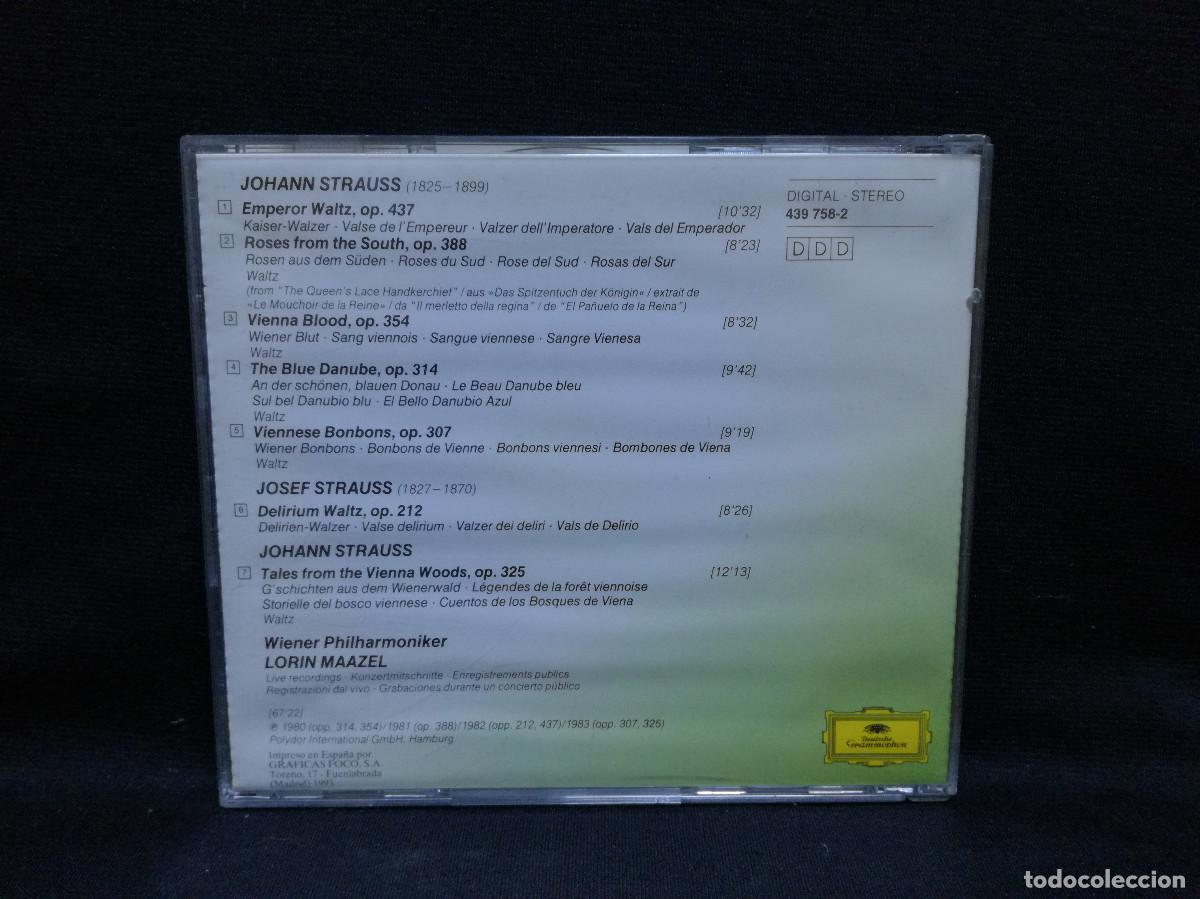 CDs de m&uacute;sica: CD - J. STRAUSS - WALZER - Foto 2