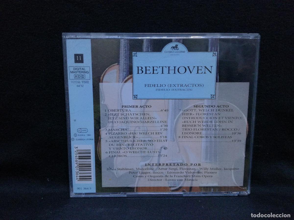 CDs de m&uacute;sica: CD - BEETHOVEN - FIDELIO - Foto 2