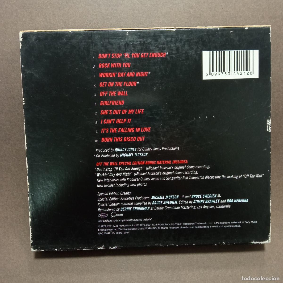 CDs de m&uacute;sica: MICHAEL JACKSON, OFF THE WALL - CD SPECIAL EDITION - Foto 2