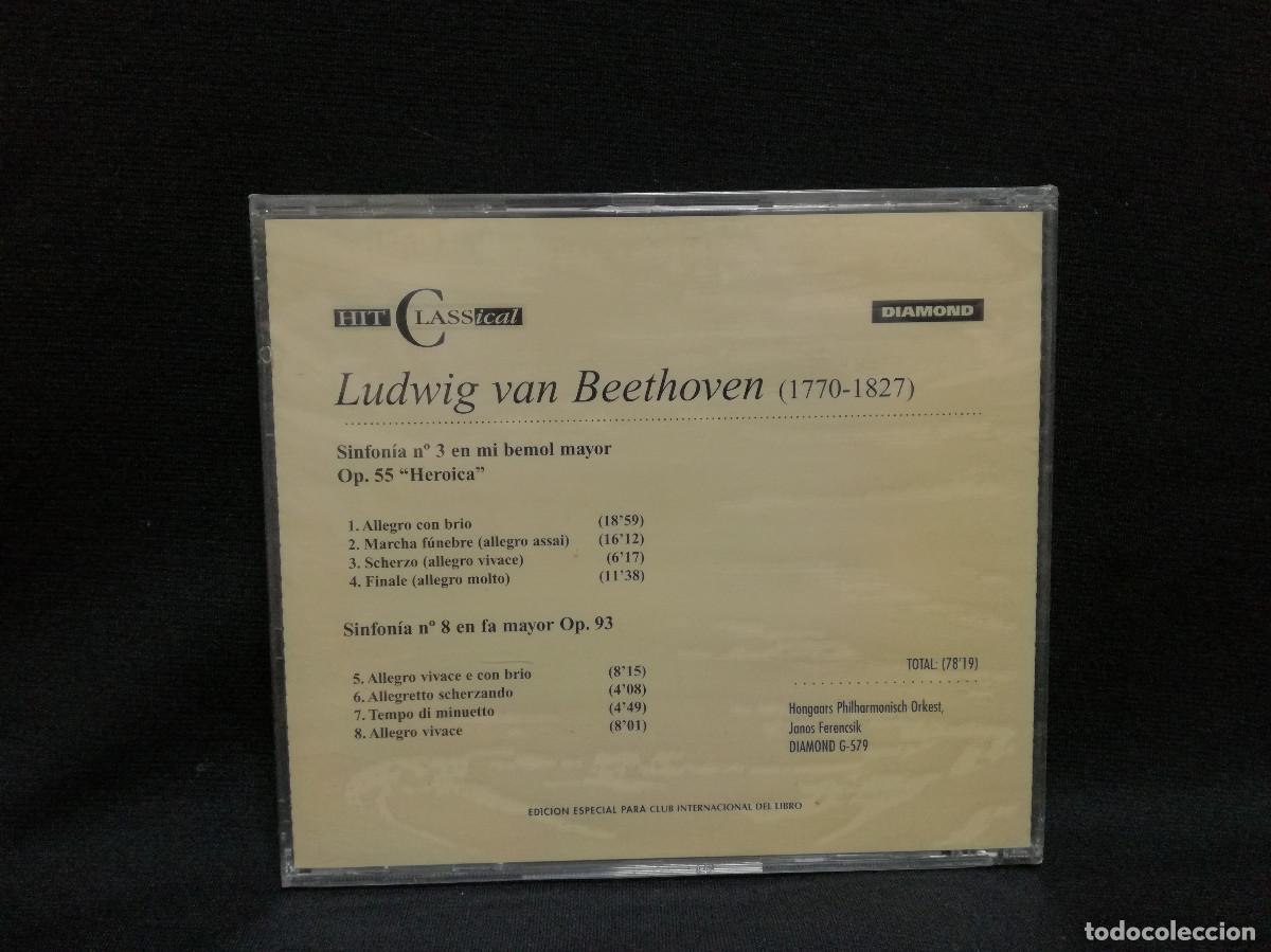 CDs de m&uacute;sica: CD - BEETHOVEN - SINFONIAS 3 Y 8 (PRECINTADO) - Foto 2