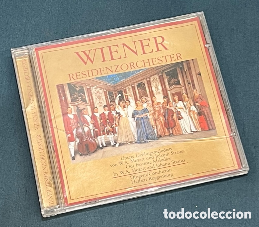 CDs de M&uacute;sica: CD. Wiener Residenzorchester. Mozart and Johann Strauss. 2000.