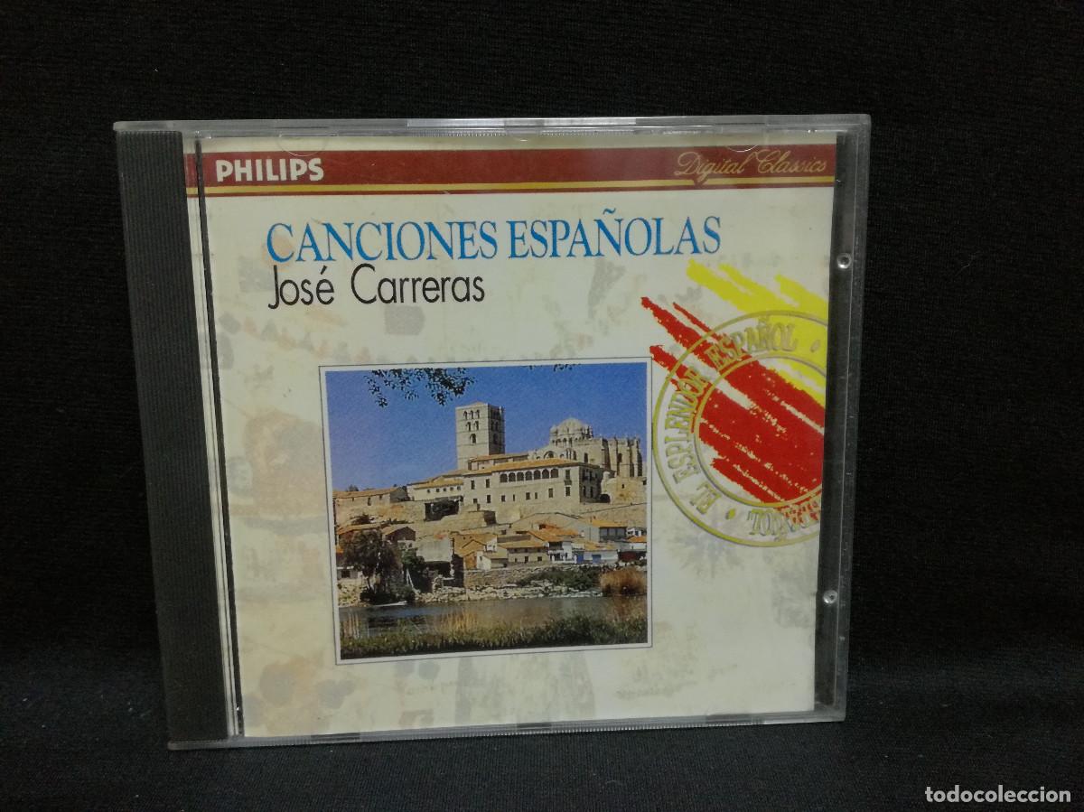 CDs de m&uacute;sica: CD - CANCIONES ESPA&Ntilde;OLAS - JOSE CARRERAS - Foto 1