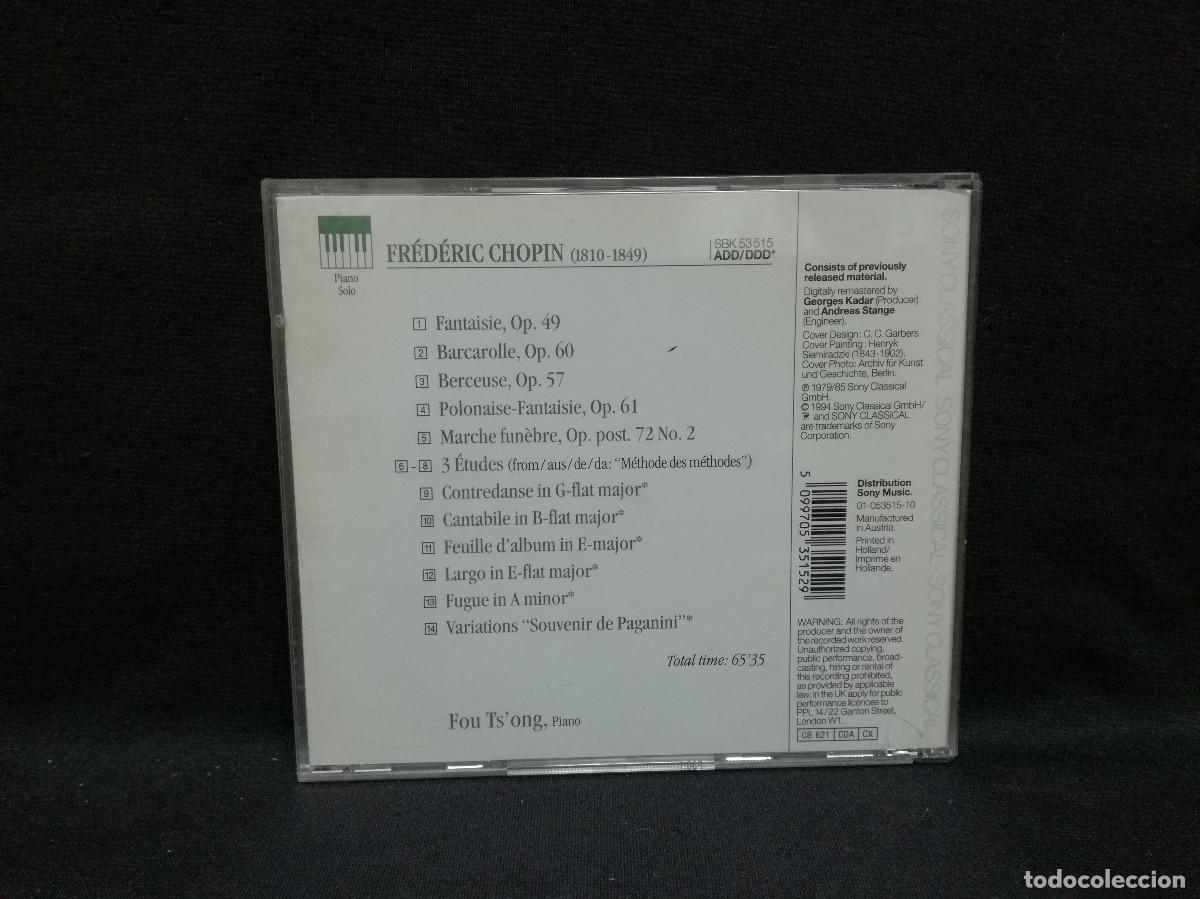 CDs de m&uacute;sica: CD - CHOPIN - FANTAISIE - Foto 2