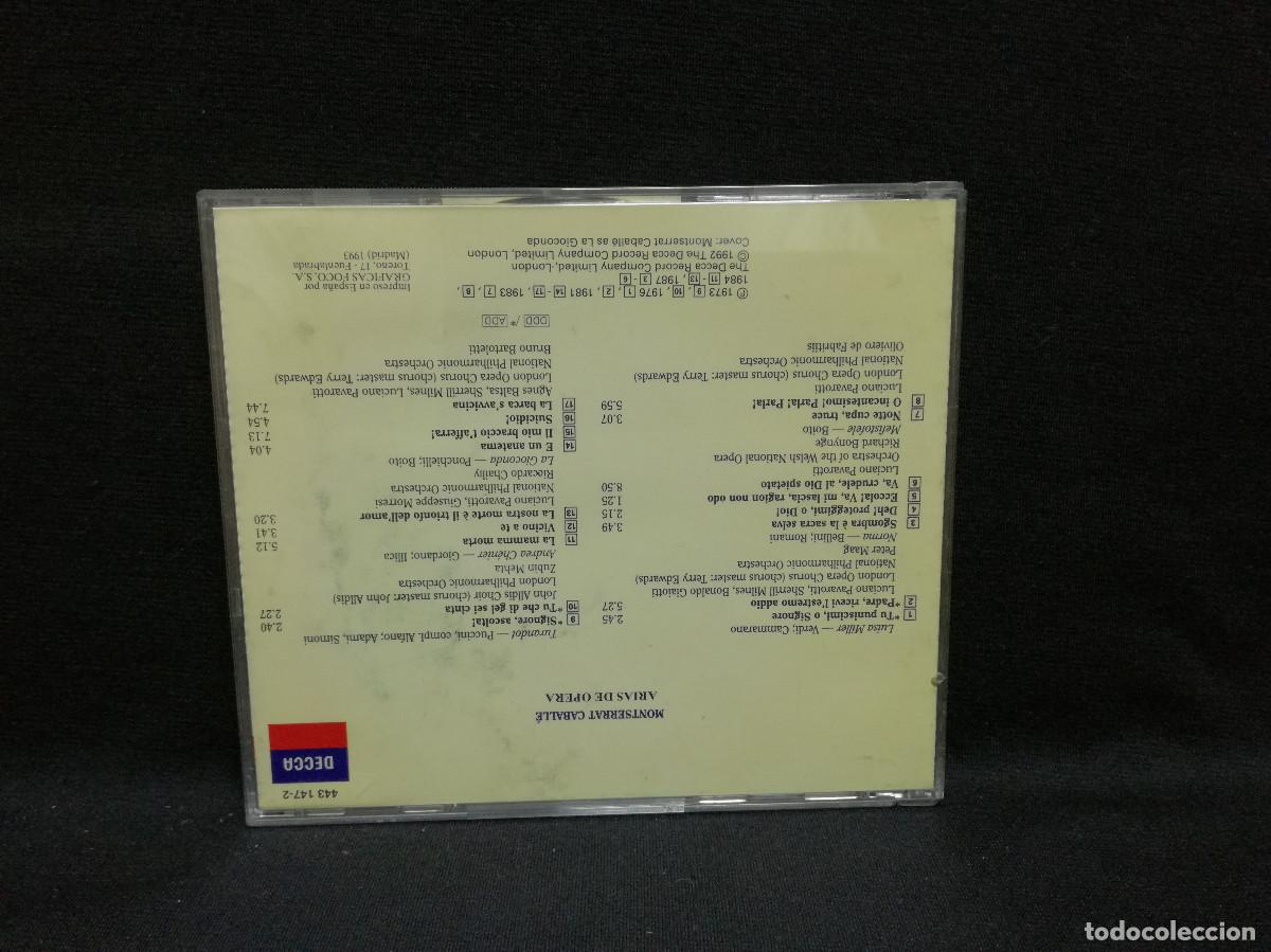 CDs de m&uacute;sica: CD - MONTSERRAT CABALLE - ARIAS DE OPERA - Foto 2