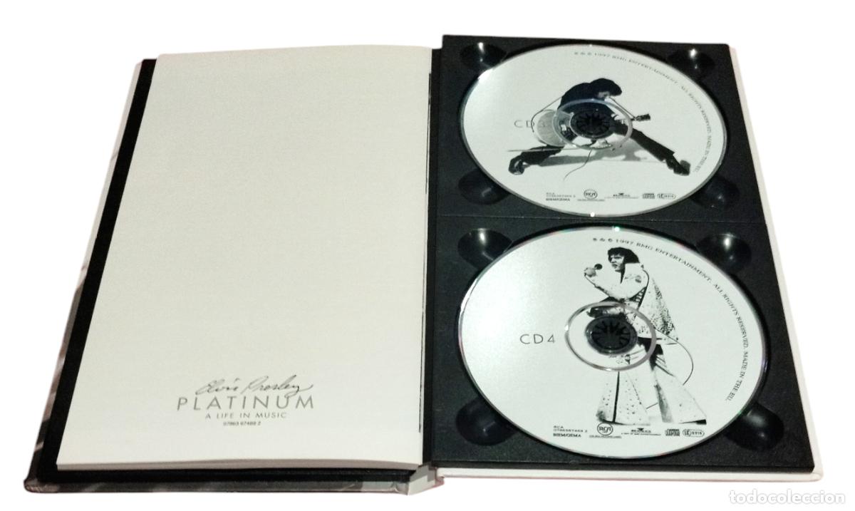 CDs de m&uacute;sica: ELVIS PRESLEY - PLATINUM. LIBRO + 4 CD. COMO NUEVO. - Foto 7