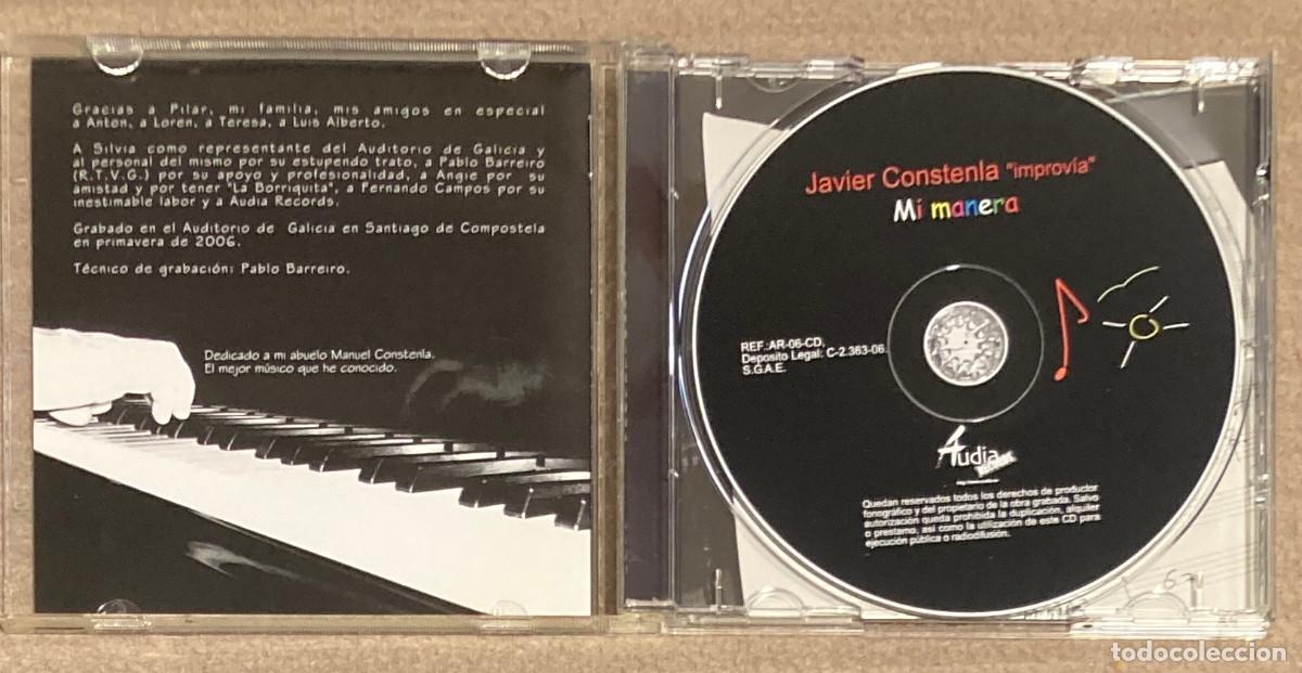 CDs de m&uacute;sica: JAVIER CONSTENLA &rdquo;IMPROVIA&rdquo;. MI MANERA (0690CD) - Foto 3