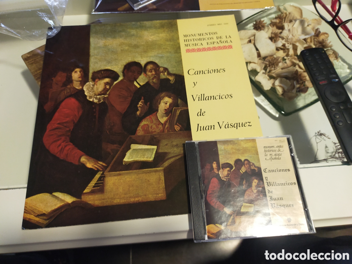 CDs de M&uacute;sica: Canciones y villancicos de juan V&aacute;squez libro + cd
