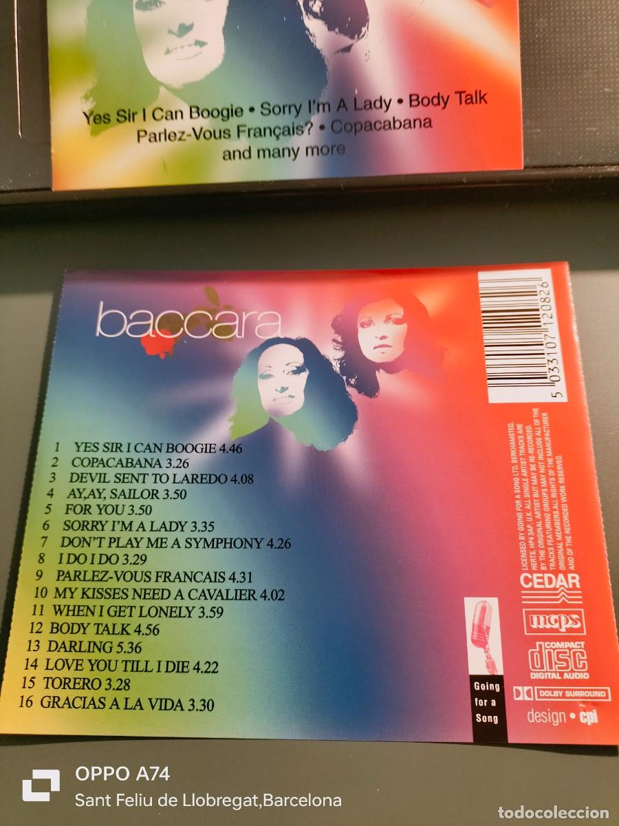 CDs de m&uacute;sica: RAR CD. BACCARA. MISMO T&Iacute;TULO - Foto 2