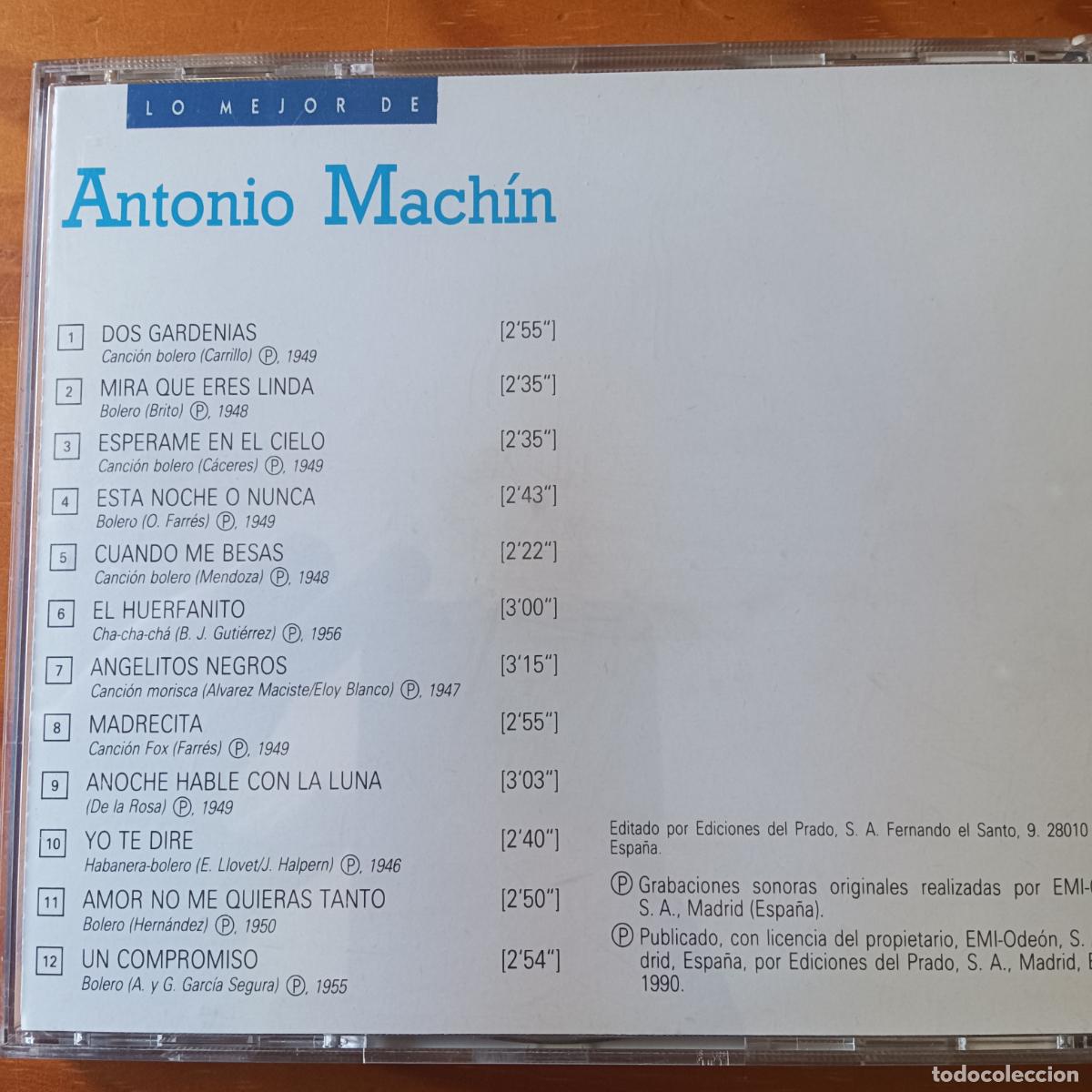 CDs de m&uacute;sica: lo mejor de ANTONIO MACHIN. CD - Foto 2
