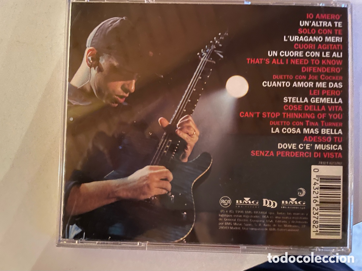 CDs de m&uacute;sica: CD Eros Ramazzotti. Live - Foto 2
