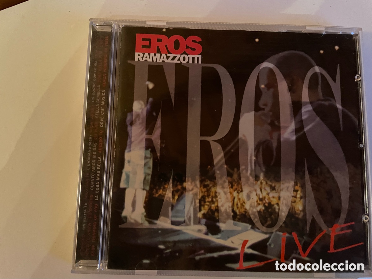 CDs de m&uacute;sica: CD Eros Ramazzotti. Live - Foto 1