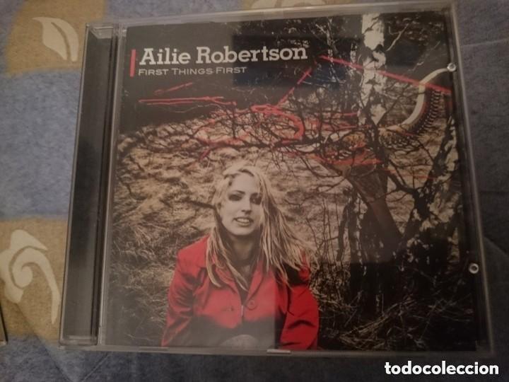 CDs de m&uacute;sica: AILIE ROBERTSON - FIRST THING FIRST - Foto 1