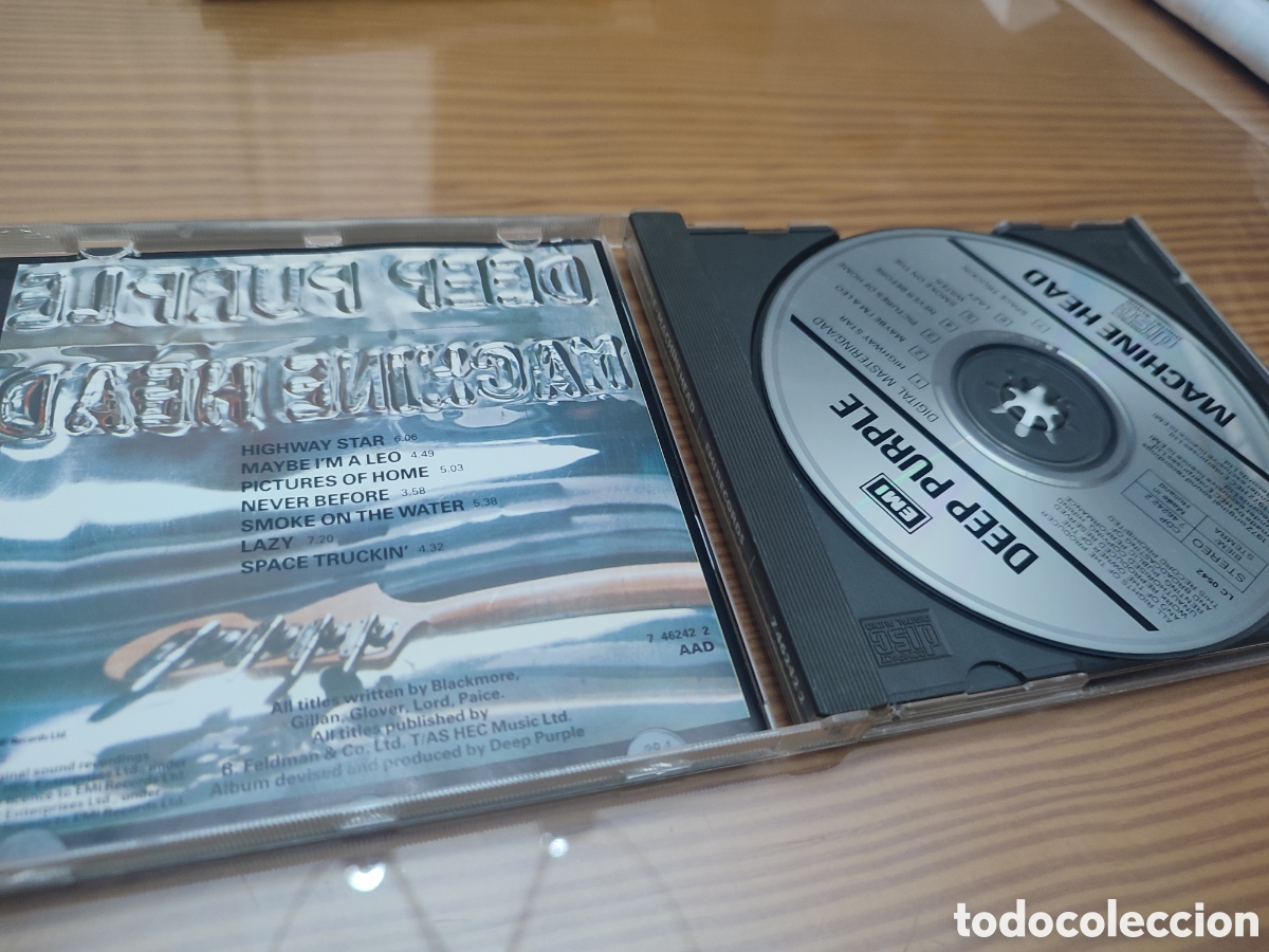 CDs de m&uacute;sica: Cd de Deep Purple &rdquo; Machine Head &rdquo; buen estado - Foto 3