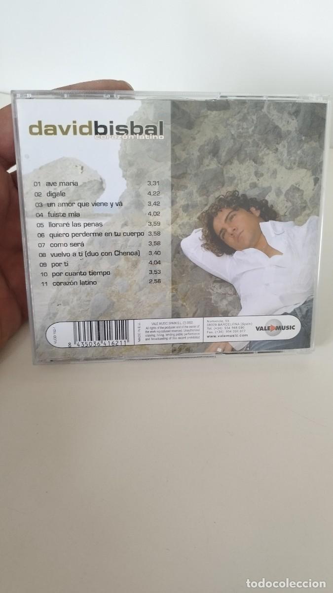 CDs de m&uacute;sica: David Bisbal, coraz&oacute;n latino. Cd + Dvd. - Foto 4